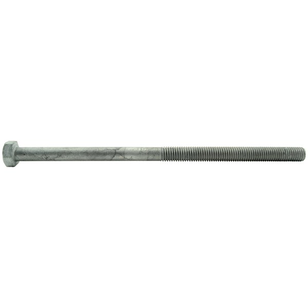 Midwest Fastener 5/8"-11 Hex Head Cap Screw, Hot Dipped Galvanized Steel, 12 in L, 15 PK 53499 - main